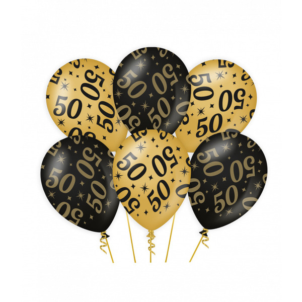 Met andere woorden Zuidwest ten tweede Classy party balloons 50 - goedkope feestartikelen bestellen verjaardag